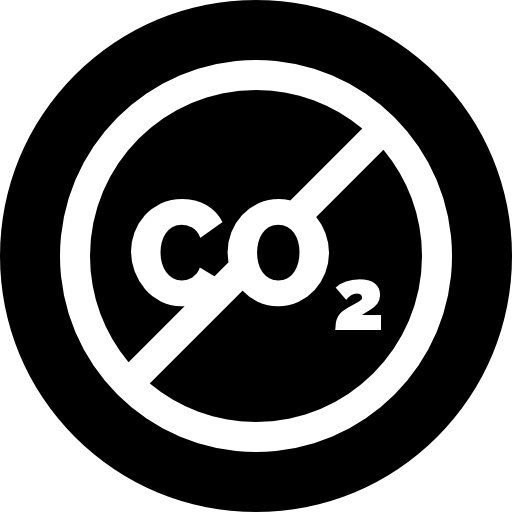 이산화탄소 Basic Straight Filled icon