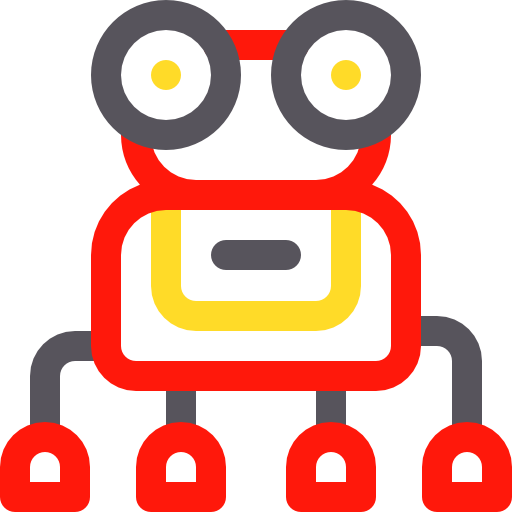 ロボット Basic Rounded Lineal Color icon