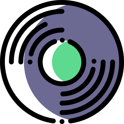 ディスク Detailed Rounded Color Omission icon