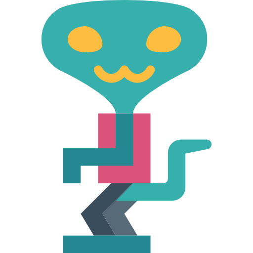 extraterrestre Smalllikeart Flat icono