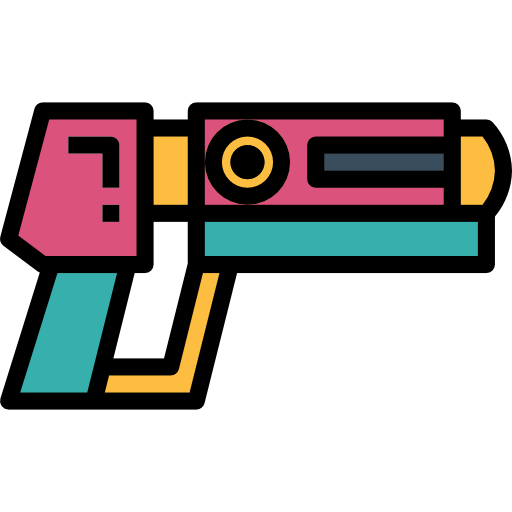 blaster Smalllikeart Lineal Color icon