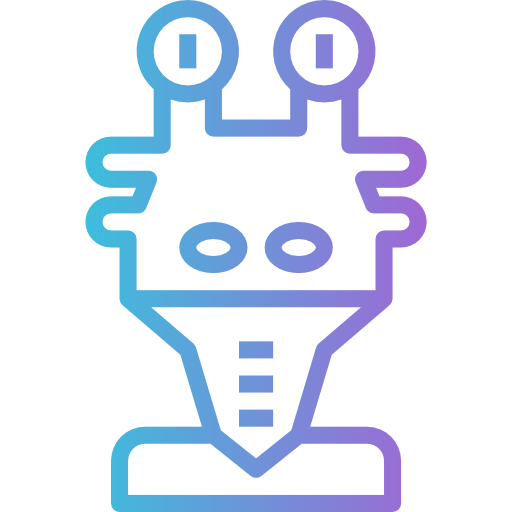 extraterrestre Smalllikeart Gradient icono