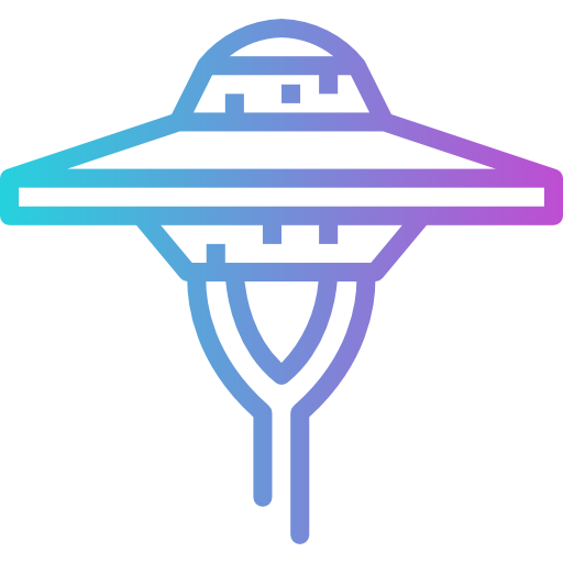 Ufo Smalllikeart Gradient icon