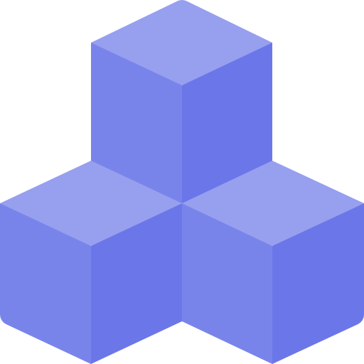 blockchain Basic Rounded Flat icono