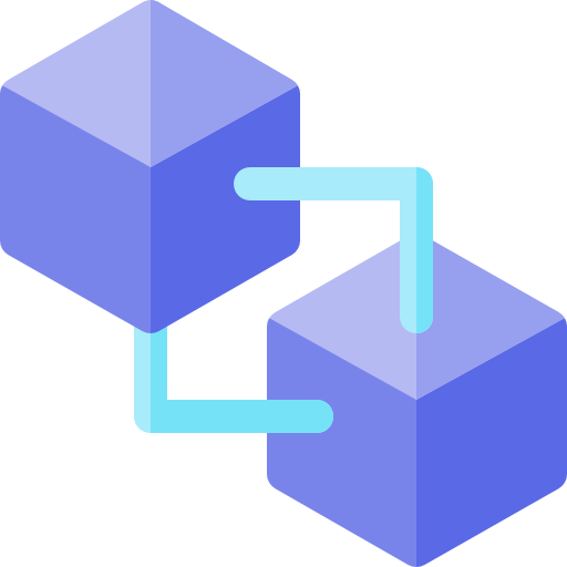 blockchain Basic Rounded Flat icon