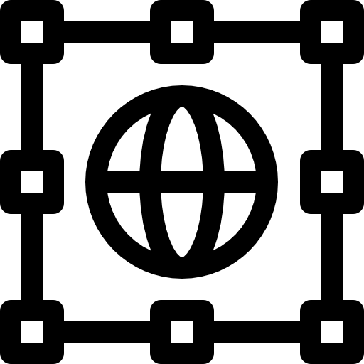 ブロックチェーン Basic Rounded Lineal icon