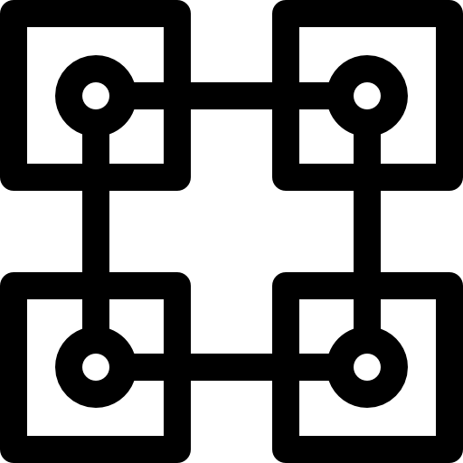 ブロックチェーン Basic Rounded Lineal icon