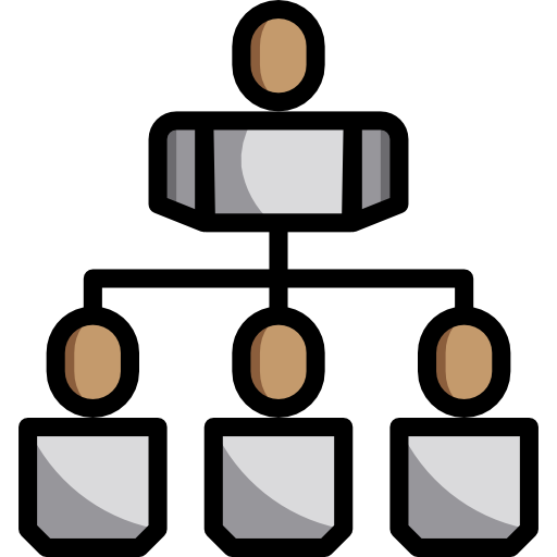 struktura hierarchiczna Phatplus Lineal Color ikona