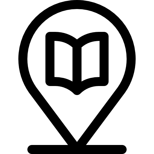 mapa Basic Rounded Lineal ikona