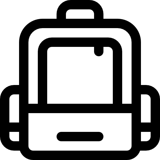 schooltas Basic Rounded Lineal icoon