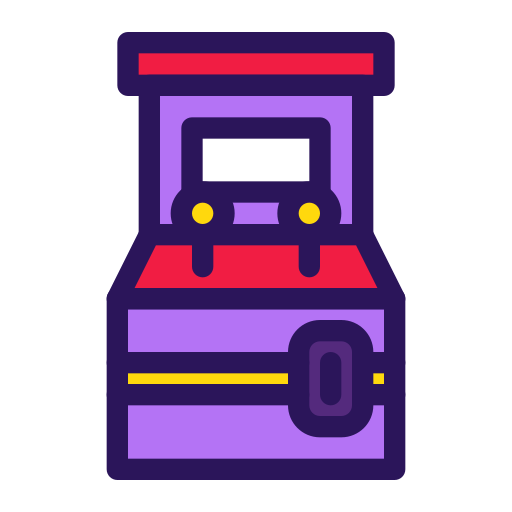 Arcade machine Generic color lineal-color icon