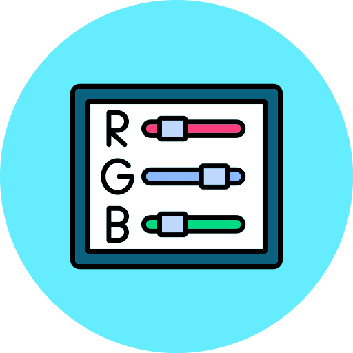 rgb Generic color lineal-color ikona