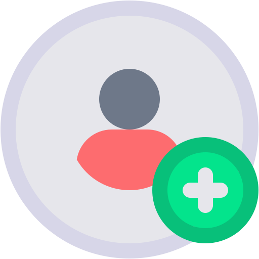 Add contact Generic color fill icon