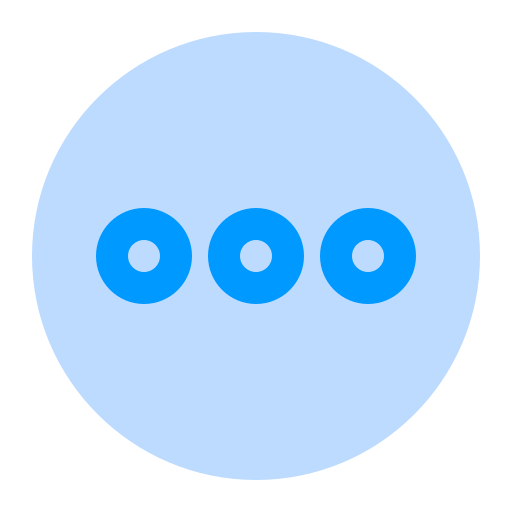 trzy kropki Generic color fill ikona