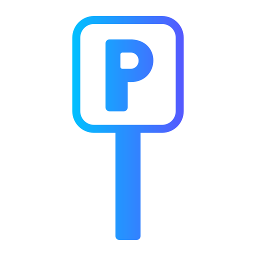 strefa parkowania Generic gradient fill ikona