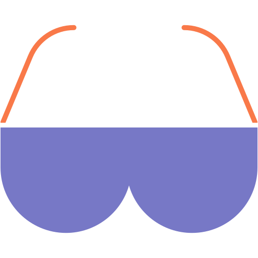 okulary Generic color fill ikona