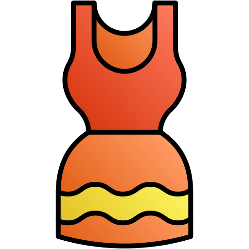 vestido Generic gradient lineal-color icono