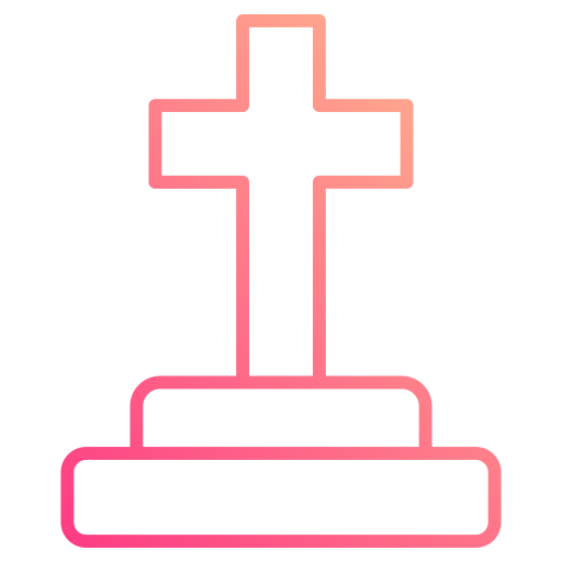 cruz Generic gradient outline icono