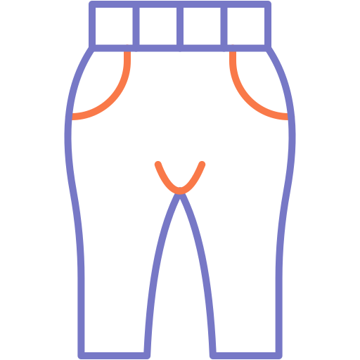 spodnie Generic color outline ikona