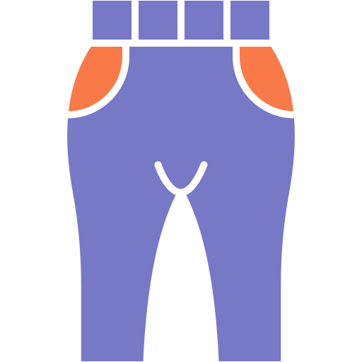 pantaloni Generic color fill icona