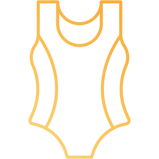 traje de baño Generic gradient outline icono