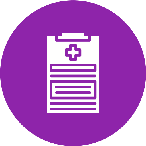 Medical report Generic color fill icon