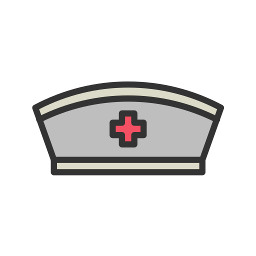 gorro de enfermera Generic color lineal-color icono