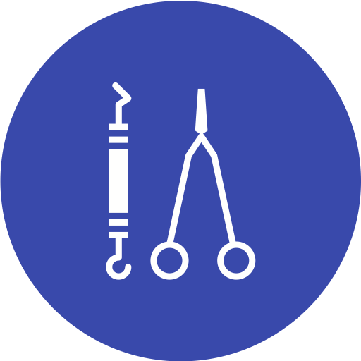 Dentist tools Generic color fill icon
