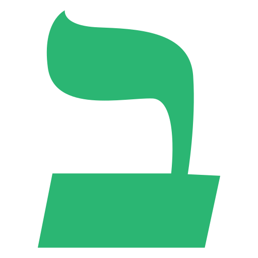 Hebrew Generic color fill icon