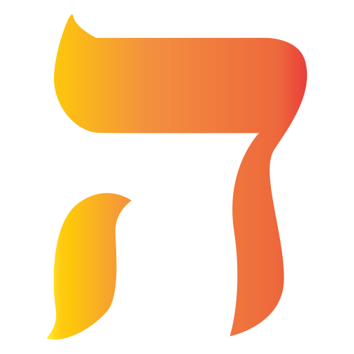 Hebrew Generic gradient fill icon