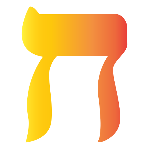 Hebrew Generic gradient fill icon