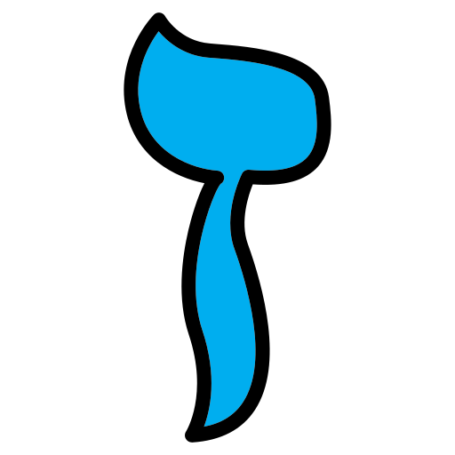 hebrajski Generic color lineal-color ikona