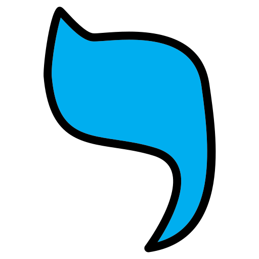 Hebrew Generic color lineal-color icon
