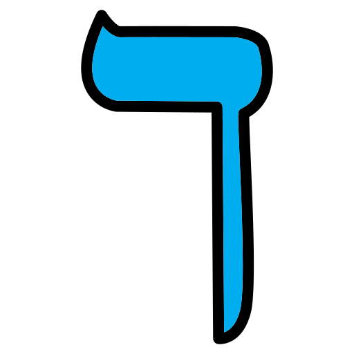 hebreo Generic color lineal-color icono