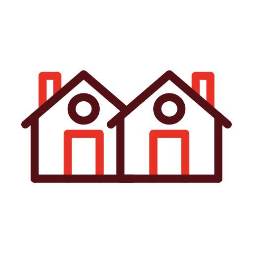 osiedle mieszkaniowe Generic color outline ikona