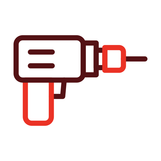 wiertarka elektryczna Generic color outline ikona