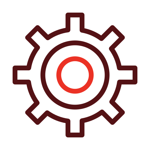 rueda de engranaje Generic color outline icono