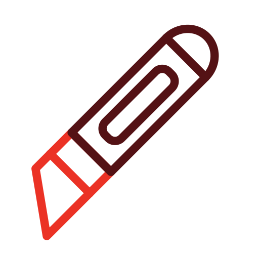 Utility knife Generic color outline icon