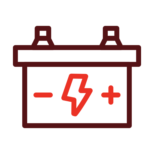 baterie Generic color outline ikona