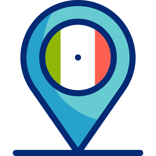 Location Basic Accent Lineal Color icon