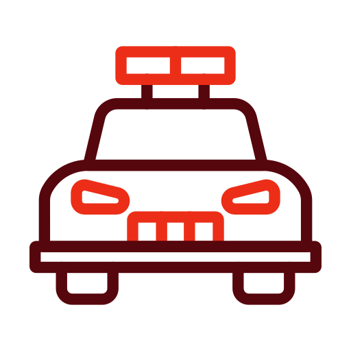 Police car Generic color outline icon