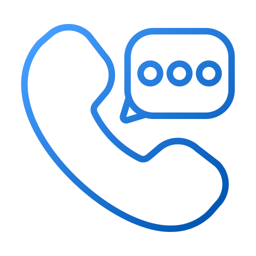 Phone chat Generic gradient outline icon