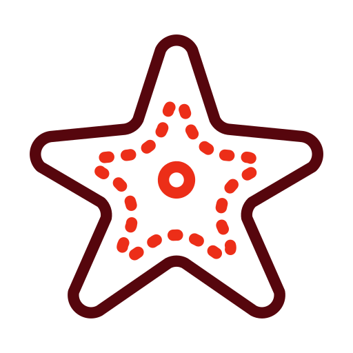 морская звезда Generic color outline иконка