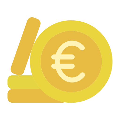 euro-münze Generic color fill icon