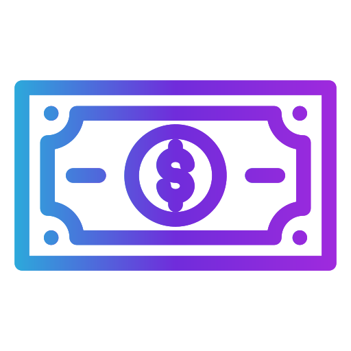 dólar Generic gradient outline icono