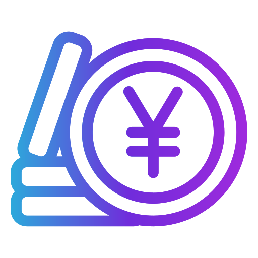 Yen currency Generic gradient outline icon