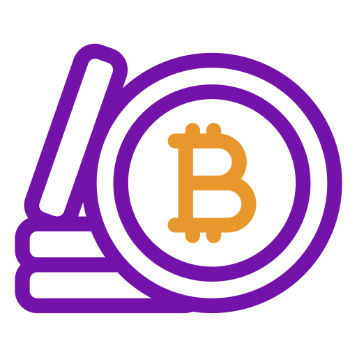 crypto-bitcoin Generic color outline icoon