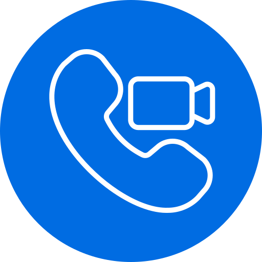 Video calling Generic color fill icon