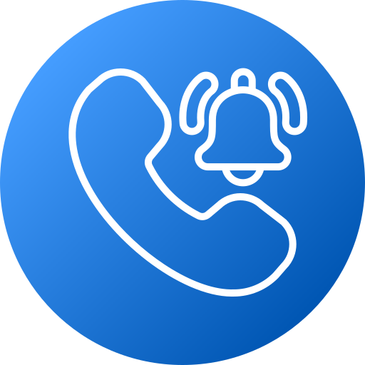 Ringing phone Generic gradient fill icon