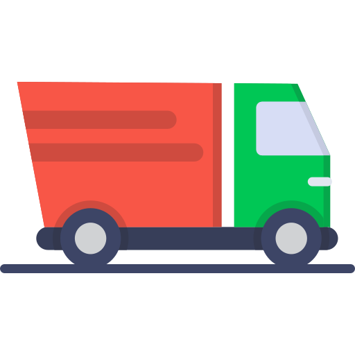 camion à ordures Generic color fill Icône